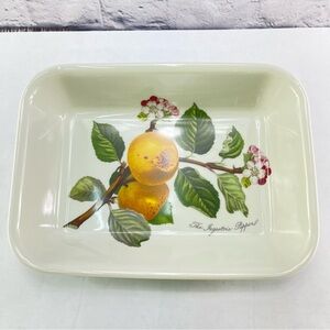 Portmeirion Pomona Ivy Edged Ingestrie Apple Casserole Dish Oven to Table 9x7